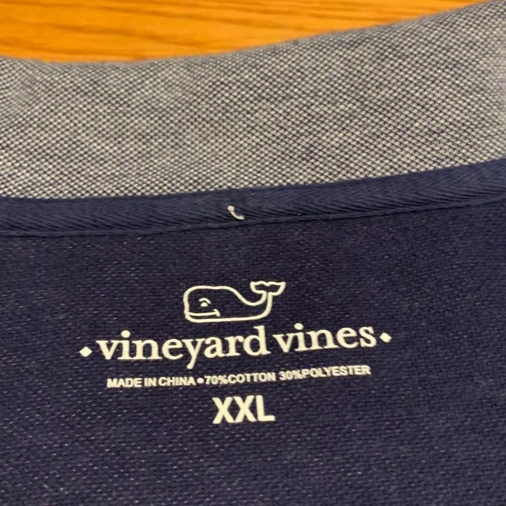 vineyard vines quarter zip pullover ⛵️ 2xl - Picture 3 of 12